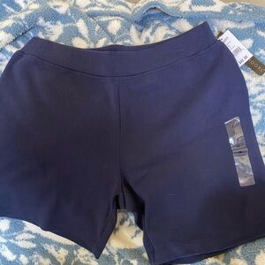 Women's Navy Athletic Shorts